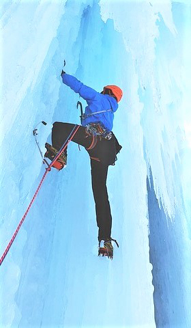 Initiation escalade sur glace