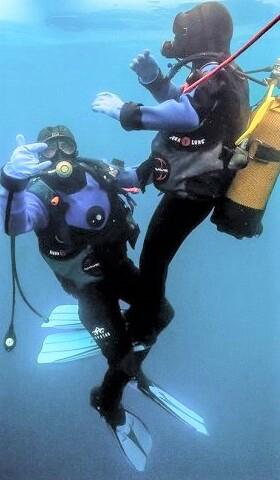 Baptême de plongée sous glace