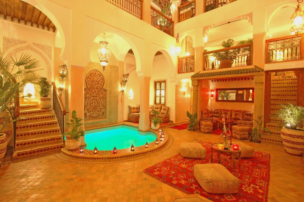 Marrakech - Riad Medina Oumaima 54€ / nuit pour 2 pers, Chambre double, pdj compris | 974 Marrakech - Riad Medina Oumaima 54€ / nuit pour 2 pers, Chambre double, pdj compris | 974
